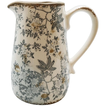Krug Mush, grau, Keramik, 16x11,5x18 cm