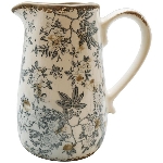 Krug Mush, grau, Keramik, 16x11,5x18 cm