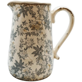 Krug Mush, grau, Keramik, 20,5x14,5x23 cm