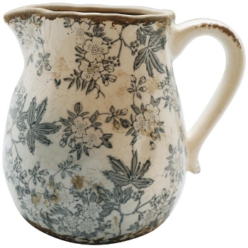 Krug Mush, grau, Keramik, 16x13x15,5 cm