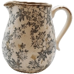 Krug Mush, grau, Keramik, 20x16,5x20 cm
