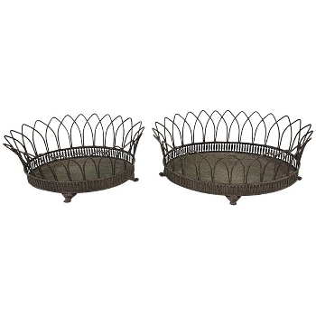 Korb Set/2 ArtFerro, Metall, 35x26x12,5 cm