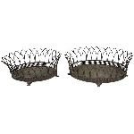 Korb Set/2 ArtFerro, Metall, 35x26x12,5 cm