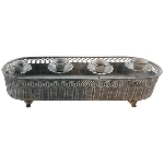 Kerzenhalter Junker, Metall, 51x18x11 cm