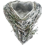 HerzKopf Willow, Rattan, 25x22x7 cm