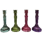 Kerzenhalter Vitreous, Glas, 9,5x9,5x20,5 cm