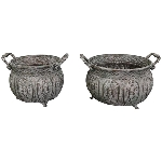 Topf Set/2 ArtFerro, Metall, 31x24x18 cm, 25x19x18 cm