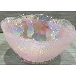 Teller Vitreous, pink, Glas, 16,5x16,5x8 cm