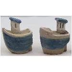 Boot Océan,Stoneware, 7,3x3,7x8,6 cm