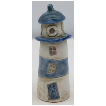 LeuchtTurm Océan,Stoneware, 5x5x13,3 cm