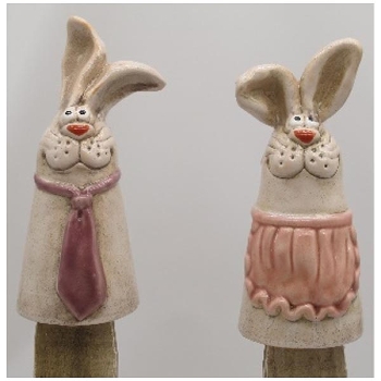 HaseStick Marta, Stoneware, 8,2x7,8x17,4 cm