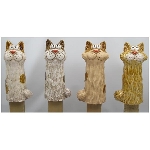 Katze GartenStick Marta, Stoneware, 10,4x8,6x20,3 cm
