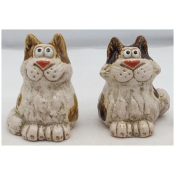 Katze Marta, Stoneware, 7x6,7x9,3 cm