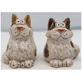 Katze Marta, Stoneware, 9,7x9,7x13,2 cm