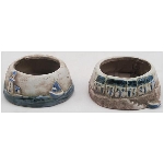 Kerzenhalter Océan,Stoneware, 7,5x7,5x3,3 cm, 8,4x7,6x3,3 cm