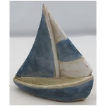 Segelboot Océan,Stoneware, 11,9x5,2x13,2 cm