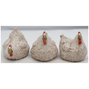 Huhn Marta, Stoneware, 9,6x8,7x9,3 cm
