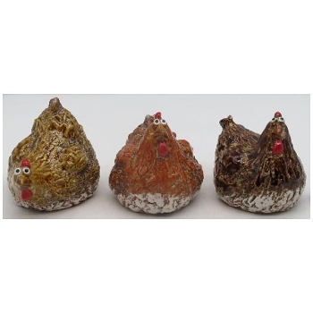 Huhn Marta, Stoneware, 9,6x8,7x9,3 cm