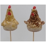 Huhn Stick Marta, Stoneware, 5,9x5,3x7,4 cm