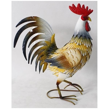 Huhn ArtFerro, Metall, 32x15x41 cm