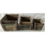 Kisten Set/3 Antiquité, Holz, 33x29x24 cm