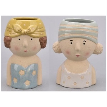 Vase SpringIvory, Stoneware, 11,9x11,8x18,5 cm