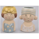 Vase SpringIvory, Stoneware, 11,9x11,8x18,5 cm