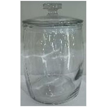 Jar Vitreous, klar, Glas, 18,6x18,6x26 cm