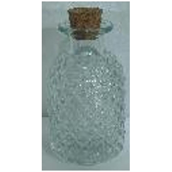 Flasche Vitreous, Glas, 5,5x5,5x10 cm