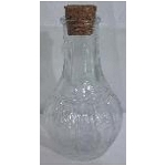Flasche Vitreous, Glas, 6,5x6,5x12,3 cm
