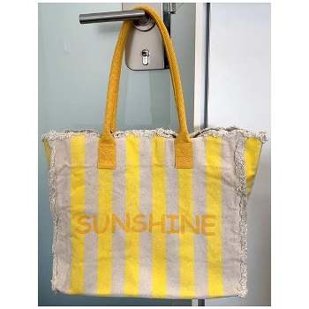 Tasche SAC, gelb/beige, 39x15x32 cm