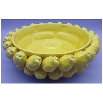 ZitronenSchale Frutta, gelb, Porzellan, 35x35x11,5 cm