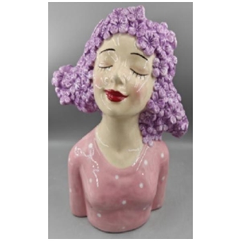 Vase Frau SpringIvory, Keramik, 23x15x30 cm