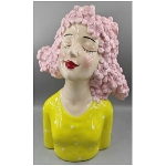 Vase Frau SpringIvory, Keramik, 23x15x30 cm