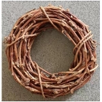 Kranz Willow, natur, Rattan, 30x30x8 cm