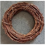 Kranz Willow, natur, Rattan, 60x60x12 cm