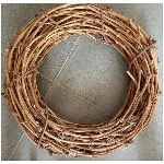 Kranz Willow, natur, Rattan, 70x70x14 cm
