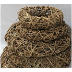 Kranz Willow, natur, Rattan, 45x45x9 cm