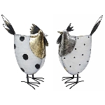 Huhn ArtFerro, Metall, 31x12x43 cm, 30x13x43 cm