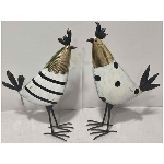 Huhn ArtFerro, Metall, 41x18x60 cm, 41x17x62 cm