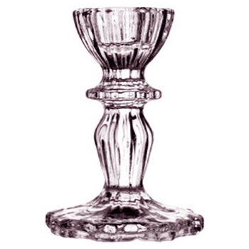 Kerzenhalter Verrerie, pink, Glas, 7x7x10,8 cm