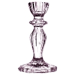 Kerzenhalter Verrerie, pink, Glas, 8,2x8,2x15,7 cm