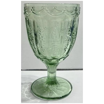 Weißweinglas Verrerie, grün, Glas, 7,6x7,6x14,5 cm
