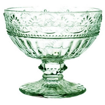 Eisbecher Verrerie, grün, Glas, 10,5x10,5x10 cm