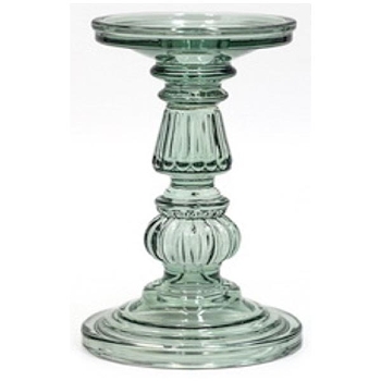 Kerzenhalter Verrerie, grün, Glas, 10x10x16,3 cm