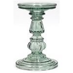 Kerzenhalter Verrerie, grün, Glas, 10x10x16,3 cm