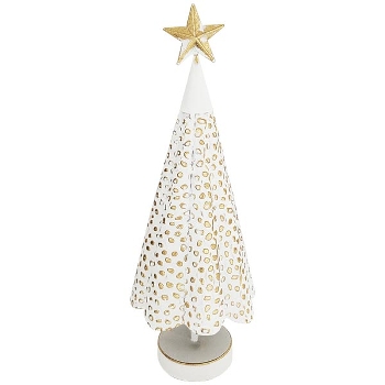 Tannenbaum ClairBlanc, Metall, 14x14x39 cm