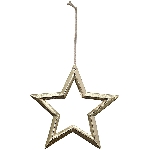 SternHänger Aurum, gold, Alu, 15x1x15 cm