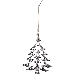 Baumhänger GROS, silber, Alu, 6,5x0,3x9 cm