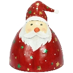 Santa Kanu, rot, Metall, 13x12x15 cm